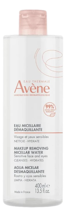 AVÈNE Avène Lotion Micellaire - 400ml Avène Lotion nettoyante, démaquillante et apaisante Démaquille, nettoie et apaise en un seul geste le visage, les yeux et les lèvres. Sans paraben et sans alcool
