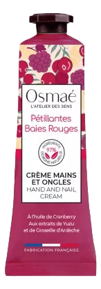 OSMAE crème mains pétillante baies rouges   0ml